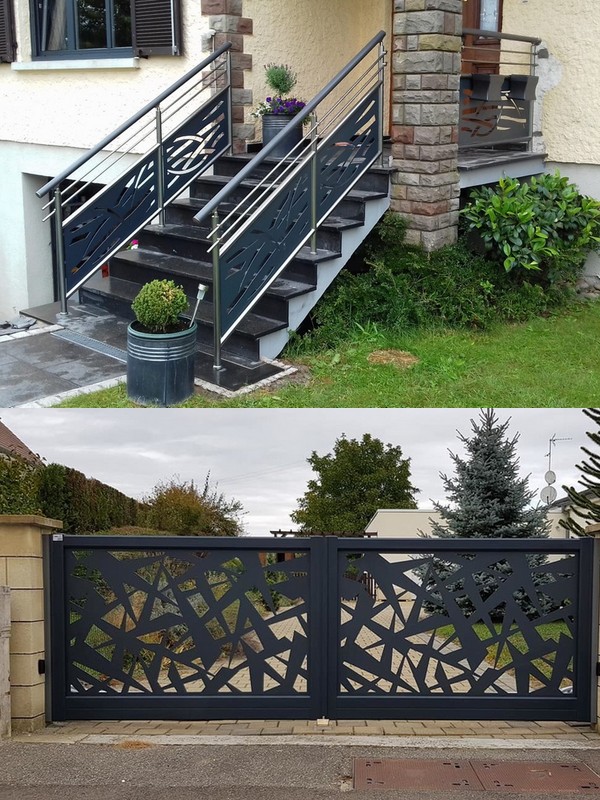 portail et escalier alu haguenau